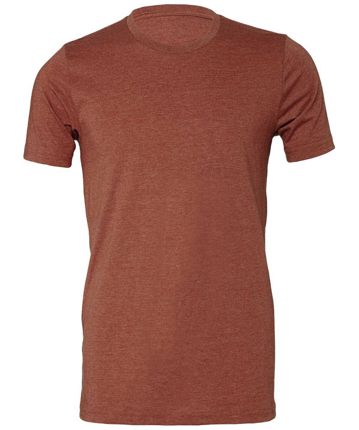 Camiseta unisex de manga corta en mezcla de algodn y polister en color jaspeado | Arcilla Brezo