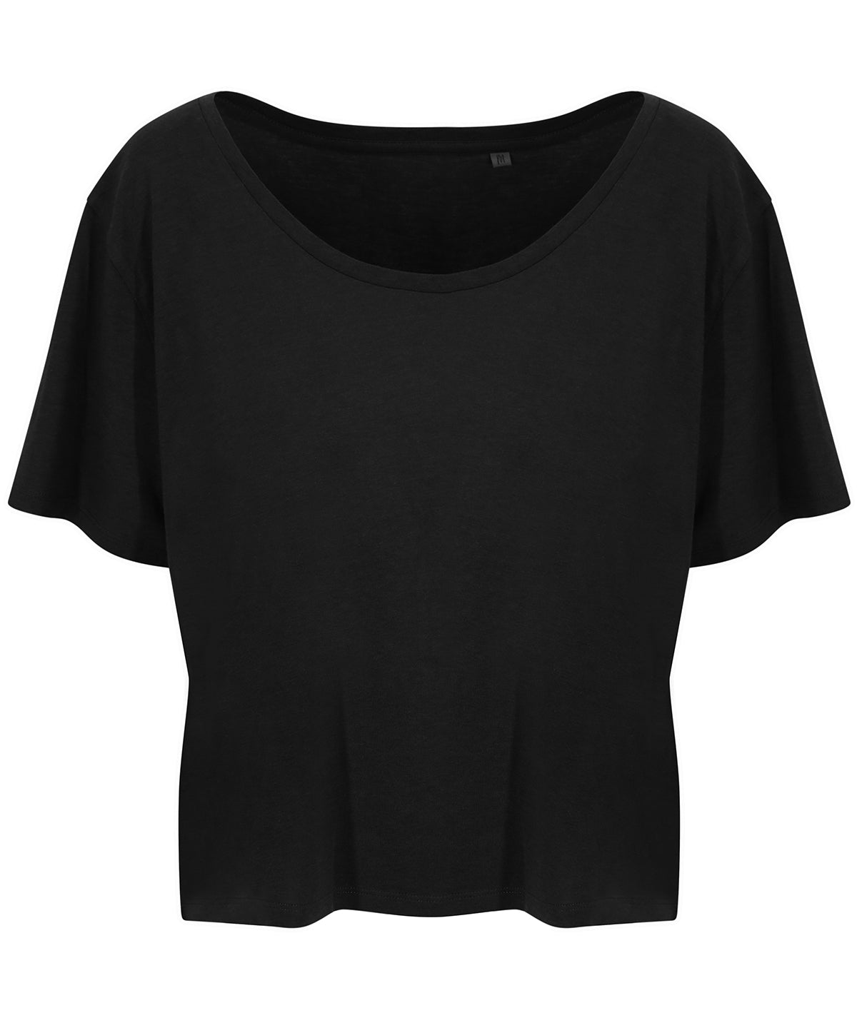 Camiseta de EcoViscosa Daintree para mujer | Negro Profundo