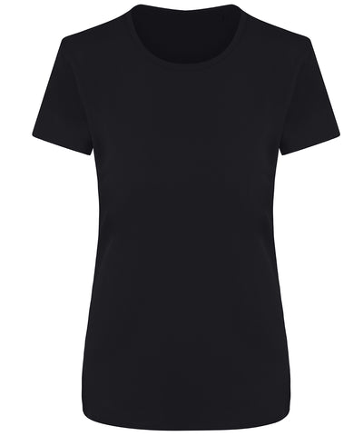 Camiseta deportiva reciclada Ambaro para mujer | Negro Profundo