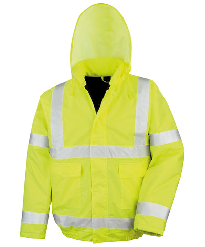 Chaqueta de invierno de alta visibilidad Core | Amarillo De Alta Visibilidad