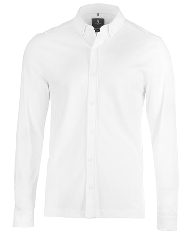 Camisa Kingston stretch deluxe piqu | Blanco