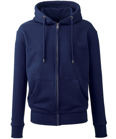 Sudadera con capucha completa para hombre Anthem | Azul Marino Oxford