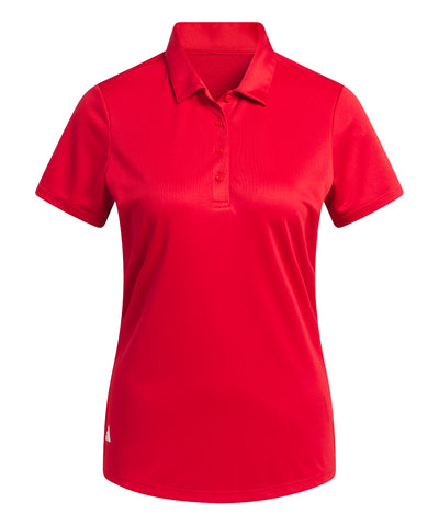 Polo de rendimiento para mujer de adidas | Rojo Colegial