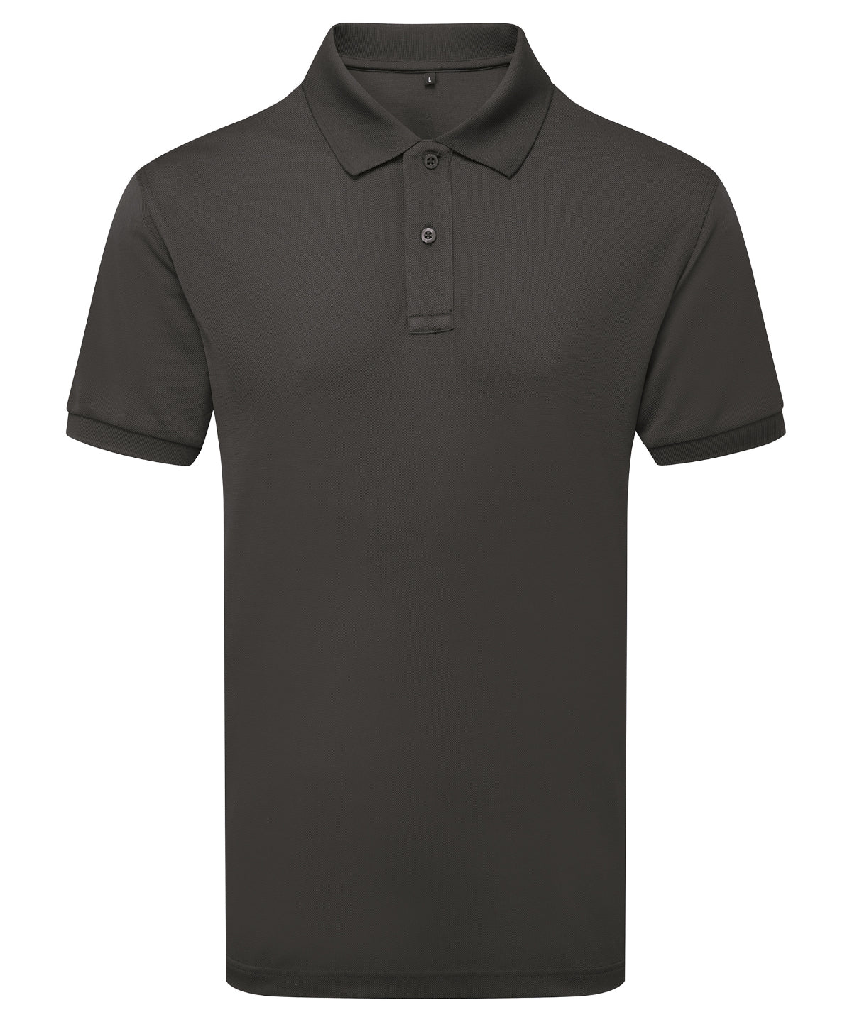 Mens GlacierTech polo | Gris Oscuro