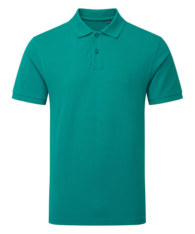 Polo clsico de corte masculino | Verde Jade