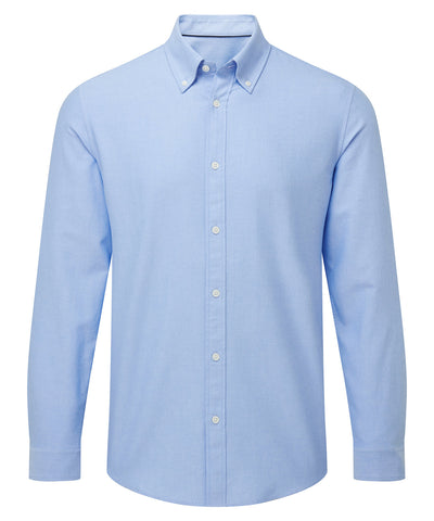 Camisa de algodn de manga larga para hombre Oxford | Azul Claro