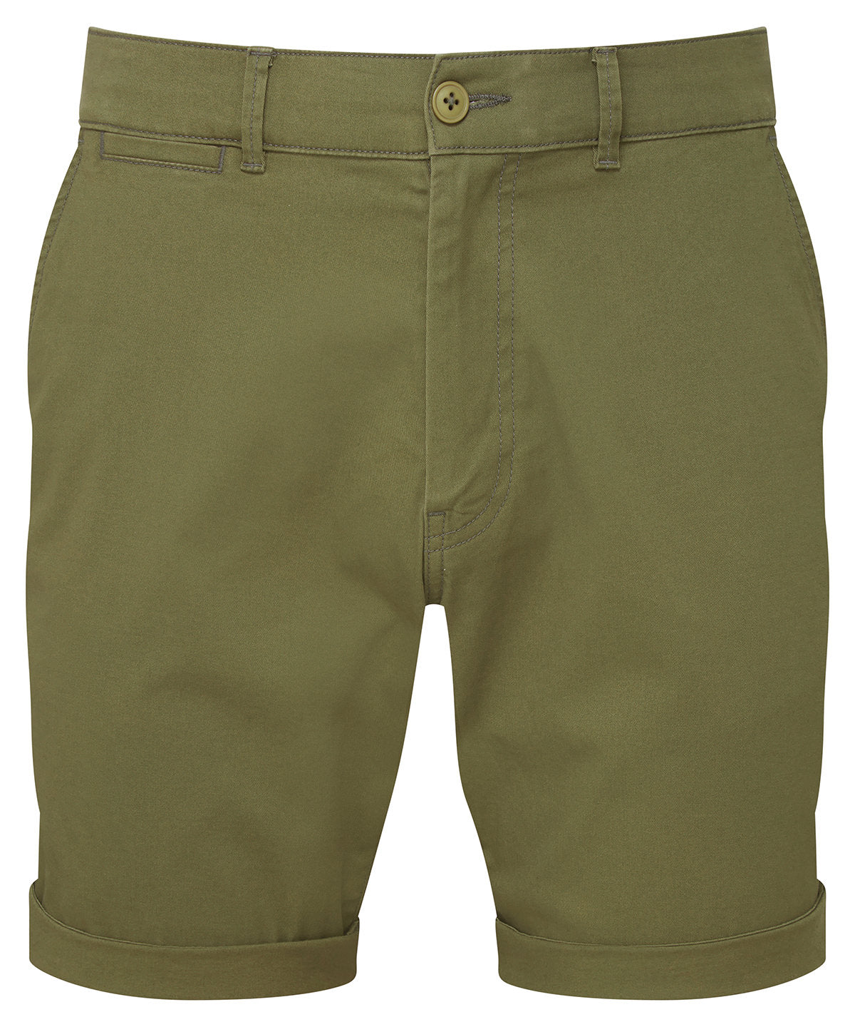 Pantalones cortos chinos ligeros para hombre | Vert Oliva