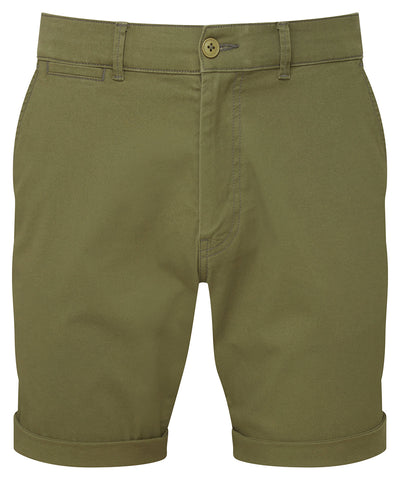 Pantalones cortos chinos ligeros para hombre | Verde Oliva