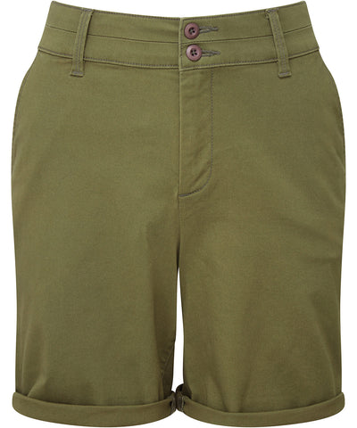 Short chino léger pour femme | Olive