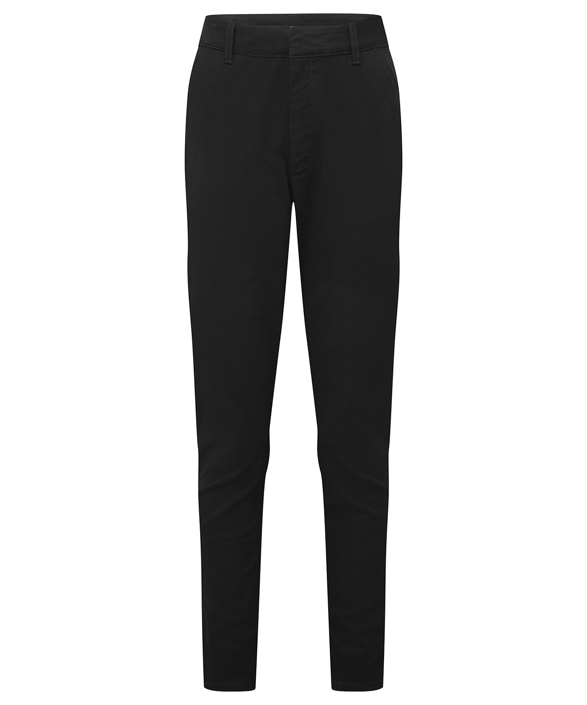 Pantalones chinos ligeros para mujer | Negro Intenso