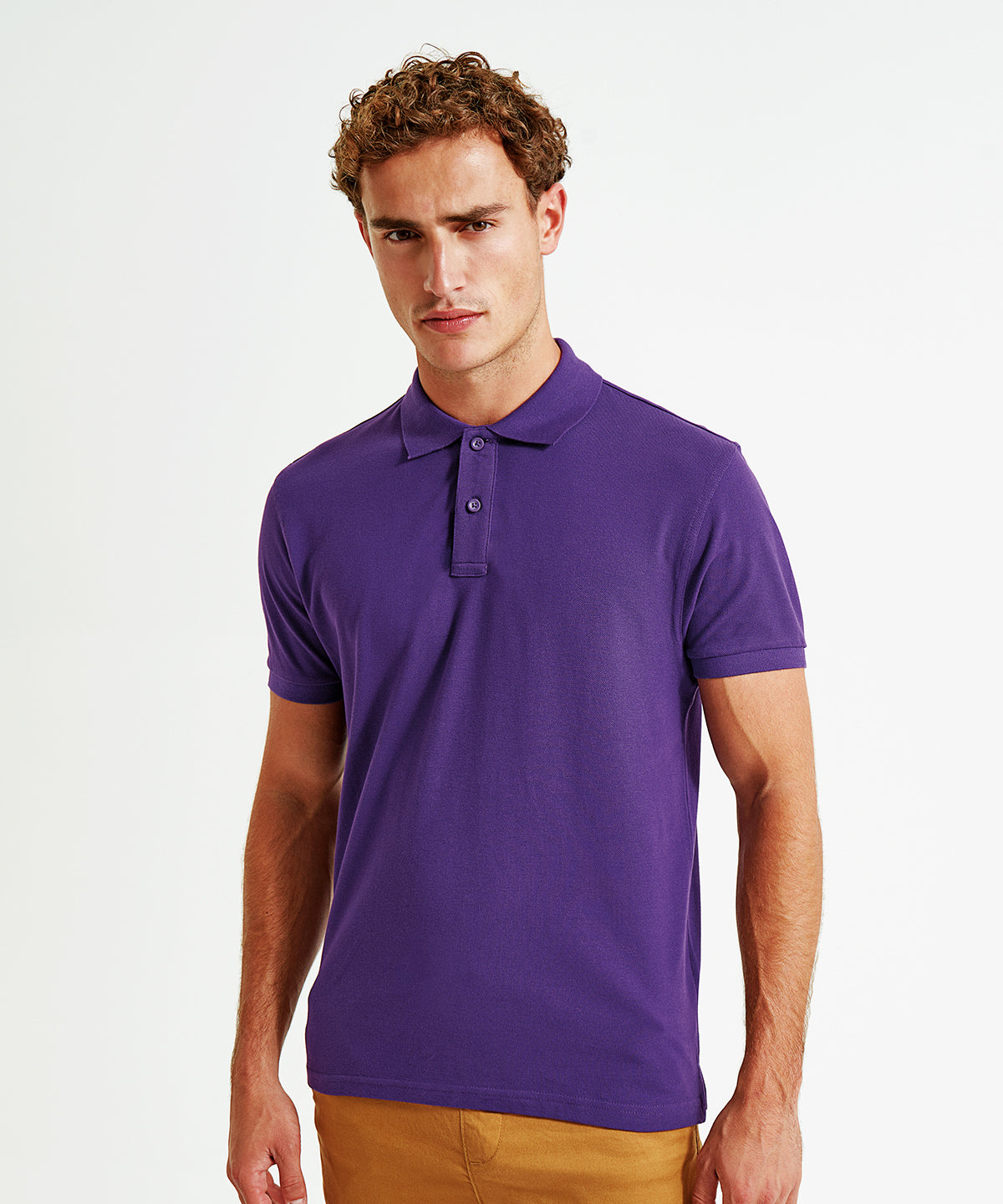 Polo orgnico para hombre | Blanco