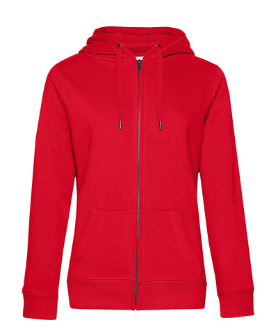 BC Queen sudadera con capucha con cremallera | Rojo