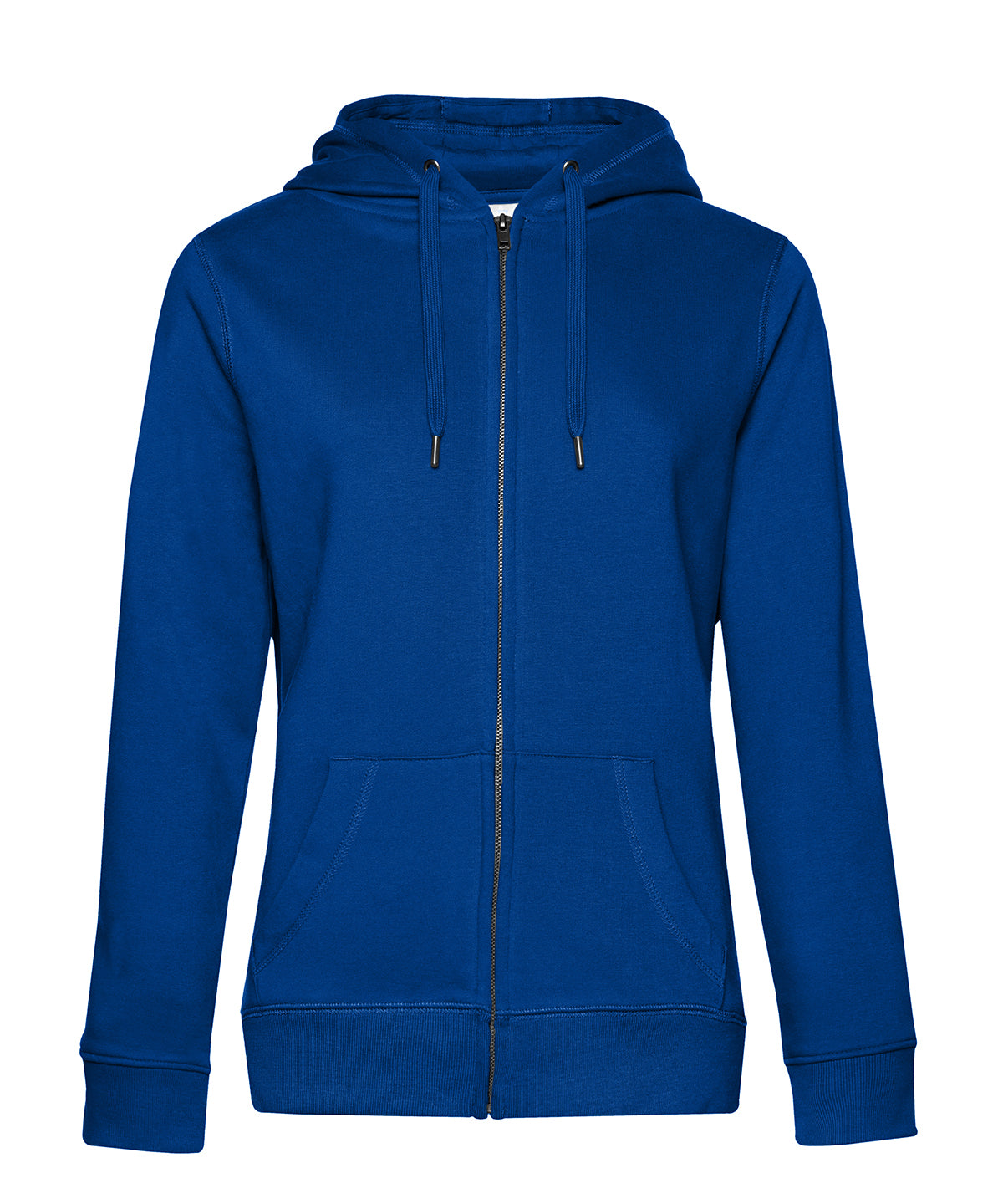 BC Queen sudadera con capucha con cremallera | Azul Real