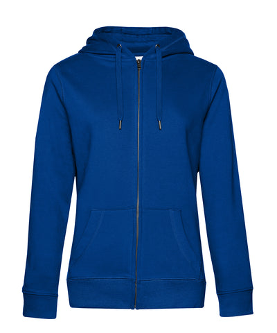BC Queen sudadera con capucha con cremallera | Azul Real