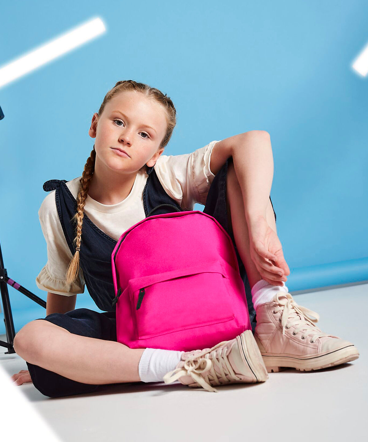 Modischer Mini-Rucksack | Leuchtendes Rot