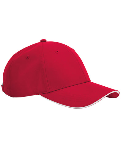 Team Sports Tech Cap | Klassisch Rot/Weiß
