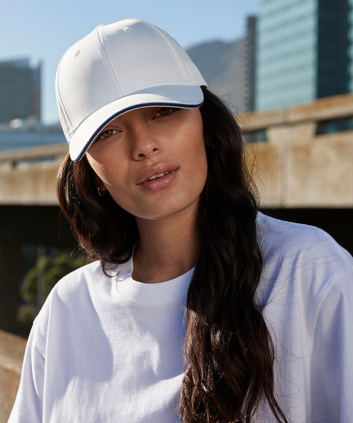 Team Sports Tech Cap | Schwarz/Weiß