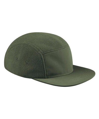Outdoor Trucker Cap aus recyceltem Fleece | Olivgrün