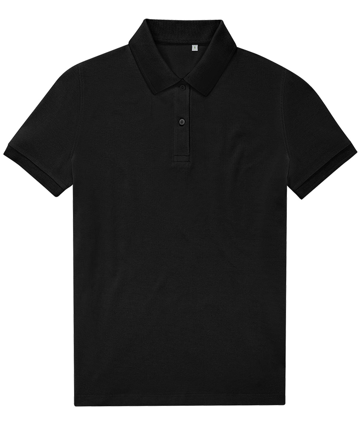 BC Mi Polo Ecolgico 65/35 para Mujer | Negro - Carbn