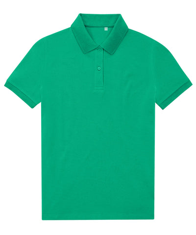 BC Mi Polo Ecolgico 65/35 para Mujer | Verde Brillante