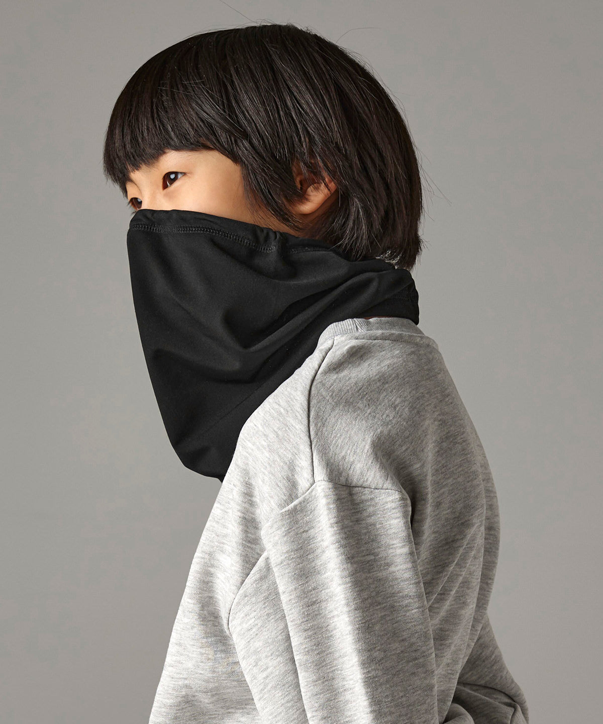 Junior Softshell Sports Thermo-Halswärmer | Schwarz