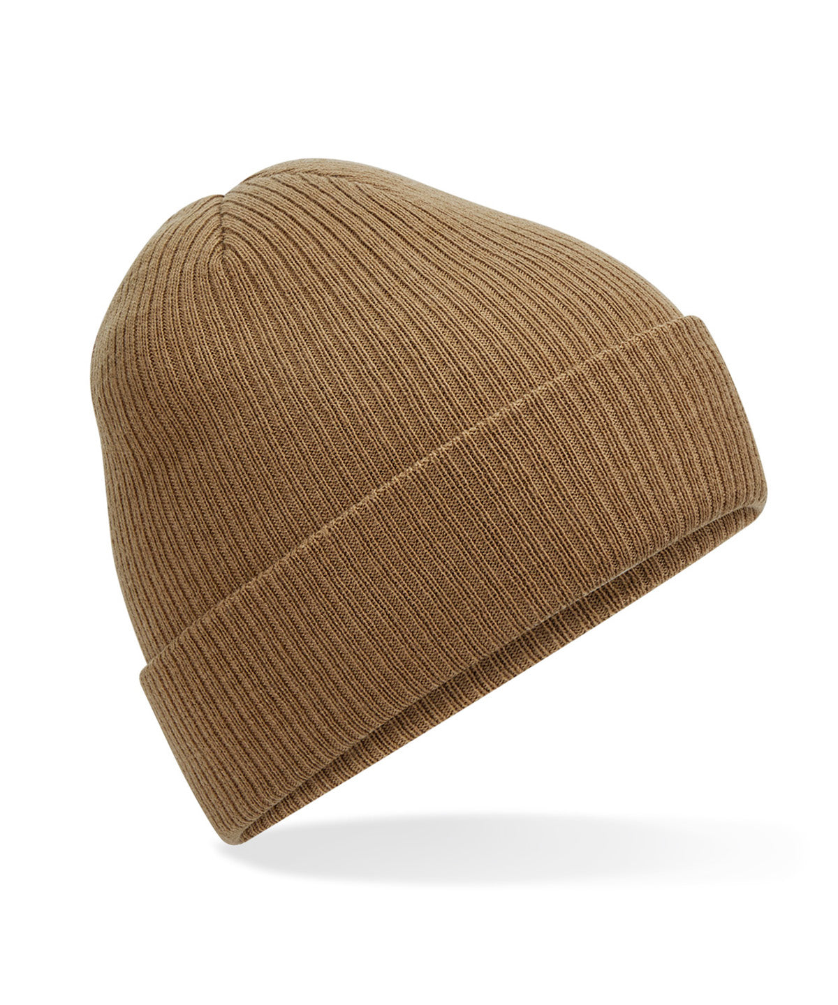 Gorro de punto con costillas Polylana® | Beige
