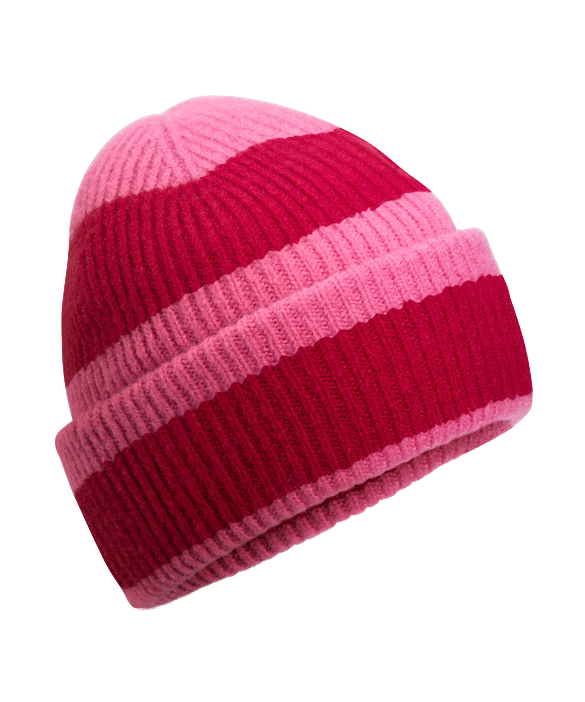 Farbblock-Mütze | True Pink/Classic Red