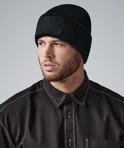 Gorro de parche original reciclado | Negro