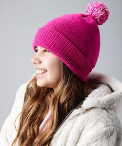 Gorro Junior snowstar® | Rojo Brillante/Blanco Roto