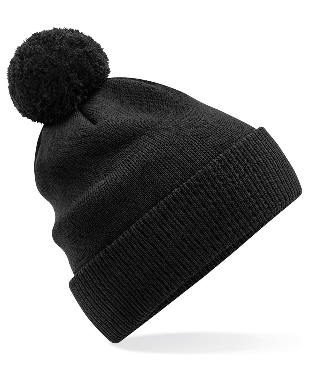 Snowstar® Beanie aus Bio-Baumwolle | Schwarz