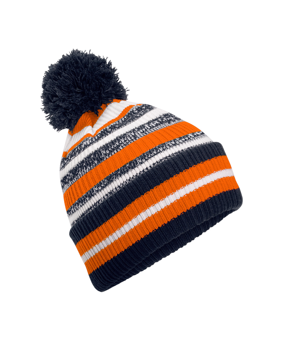 Gorro de aficionado multi-deporte | Azul Marino/Naranja/Blanco