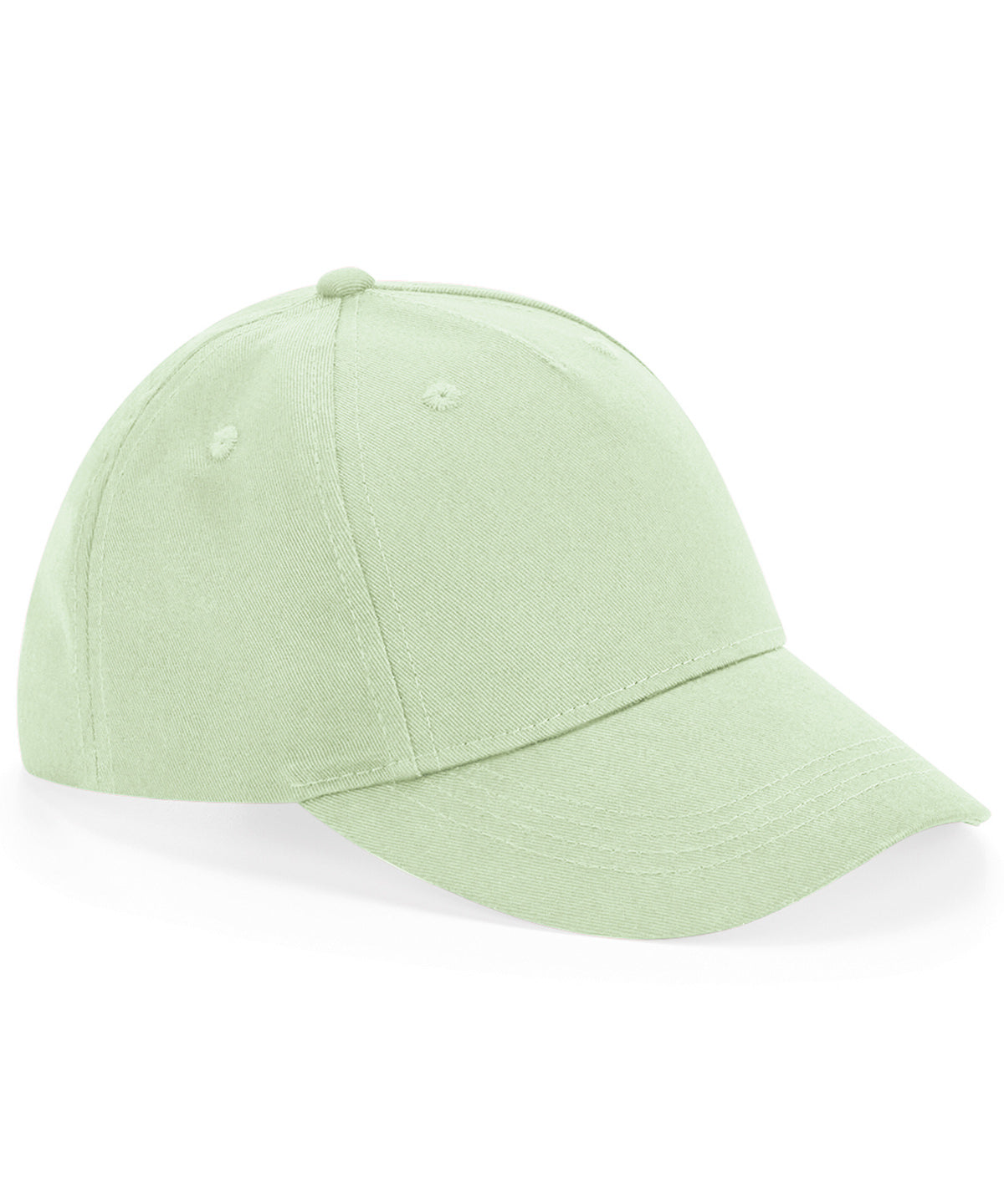 Gorra de cinco paneles de algodn orgnico para nios | Pistacho