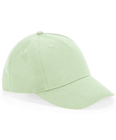 Gorra de cinco paneles de algodn orgnico para nios | Pistacho