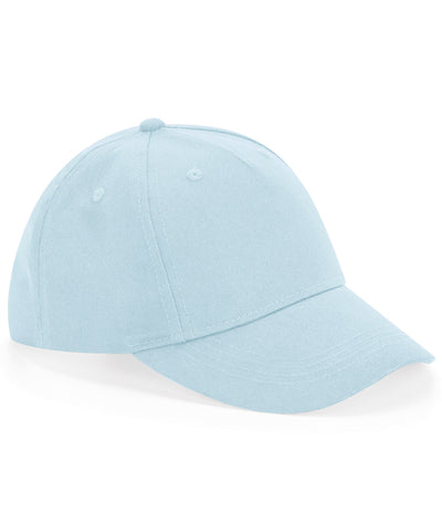 Gorra de cinco paneles de algodn orgnico para nios | Azul Celeste