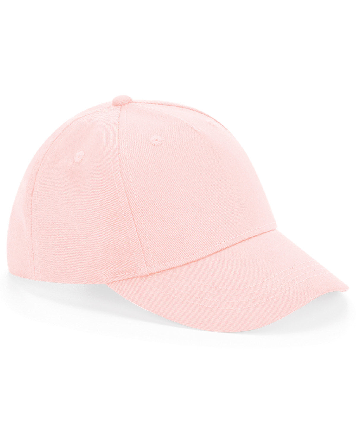 Gorra de cinco paneles de algodn orgnico para nios | Rosa En Polvo