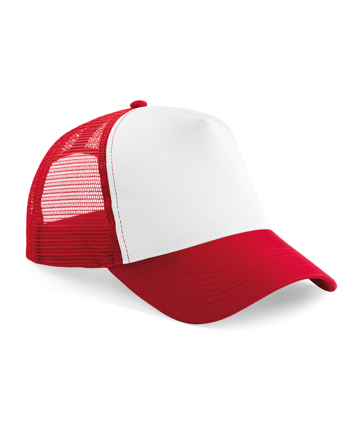 Junior Snapback Trucker Cap | Klassisch Rot/Weiß