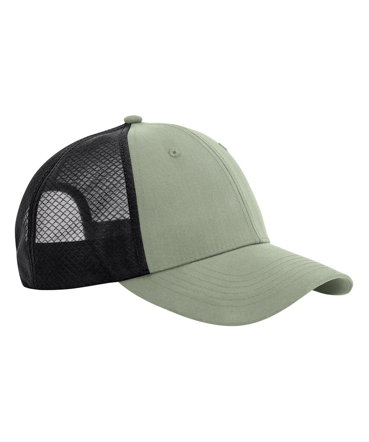 Mesh Technical Cap | Cooles Grün/Schwarz