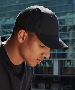 Gorra tcnica de malla | Negro/Negro