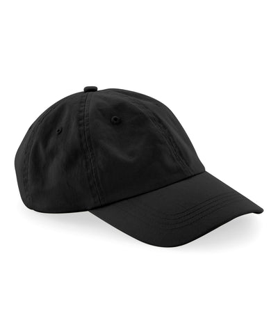 Gorra de pap de 6 paneles de algodn orgnico | Negro