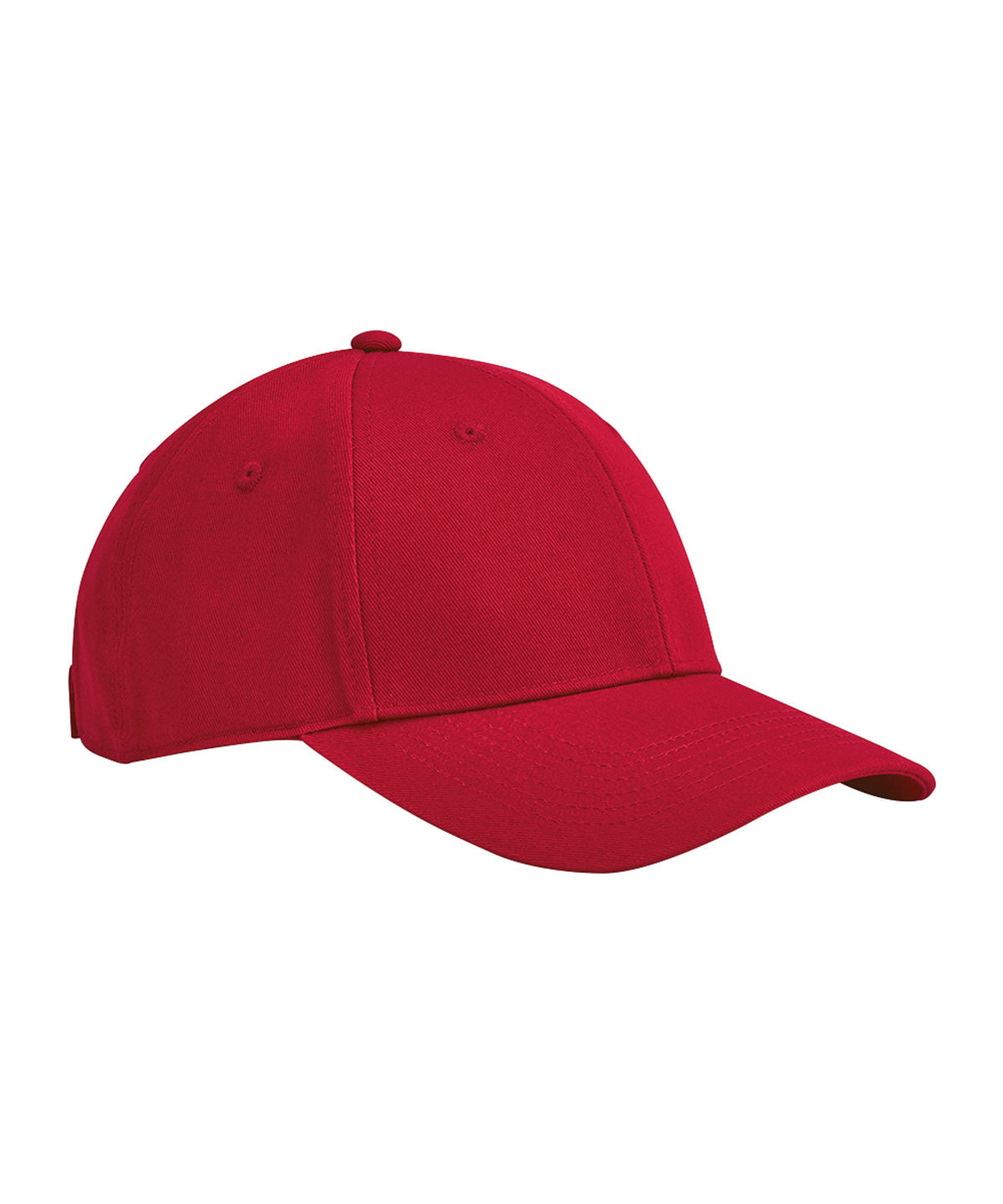 Gorra de algodn orgnico clsica de 6 paneles EarthAware® junior | Rojo Clsico