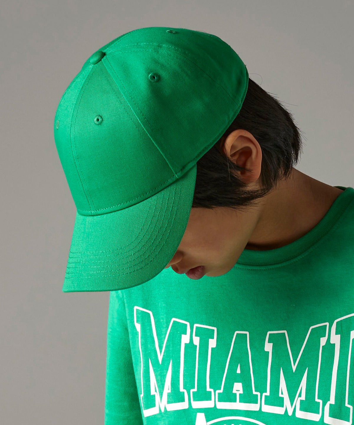 Gorra de algodn orgnico clsica de 6 paneles EarthAware® junior | Azul Real Brillante