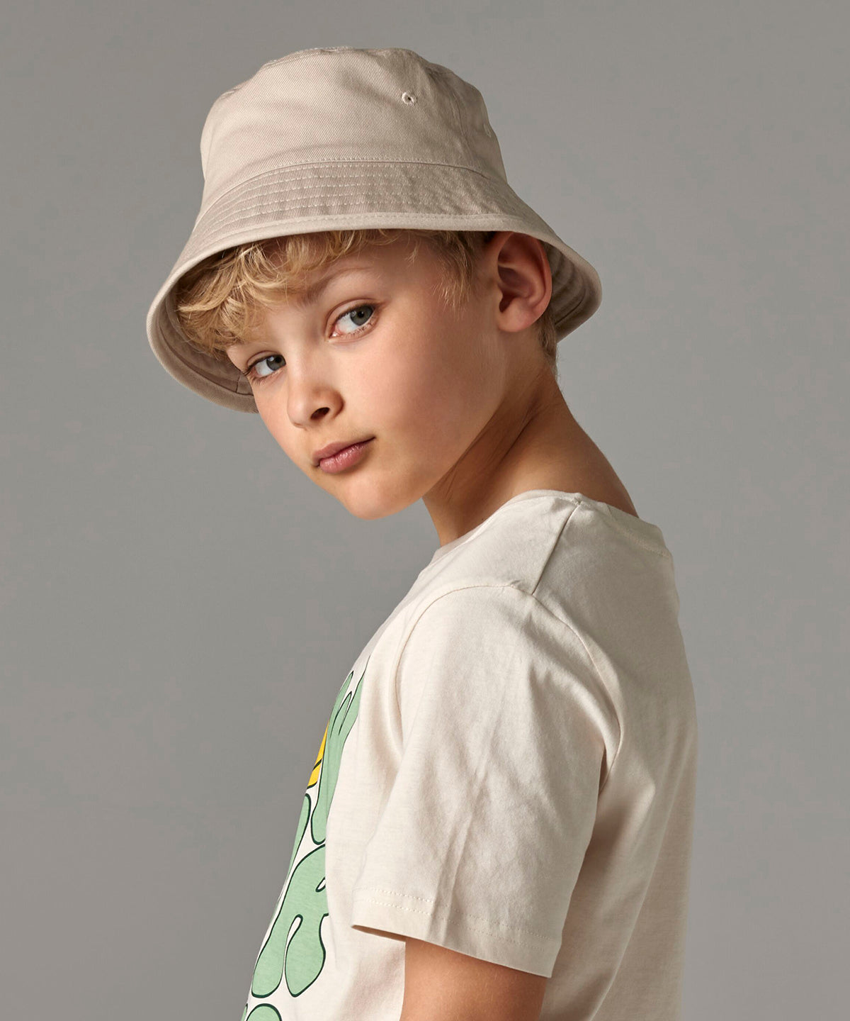 Bucket Hat aus Bio-Baumwolle für Kinder | Marineblau