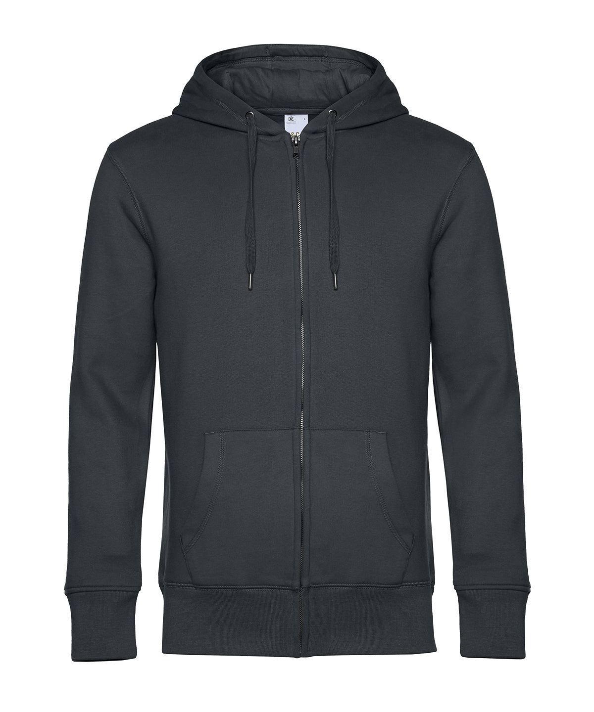 BC KING Zip-Up Hoodie | Asphalt