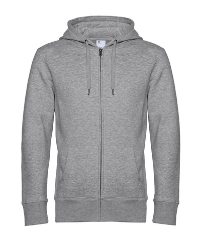 BC KING Kapuzenjacke mit Reißverschluss | Heather Grey