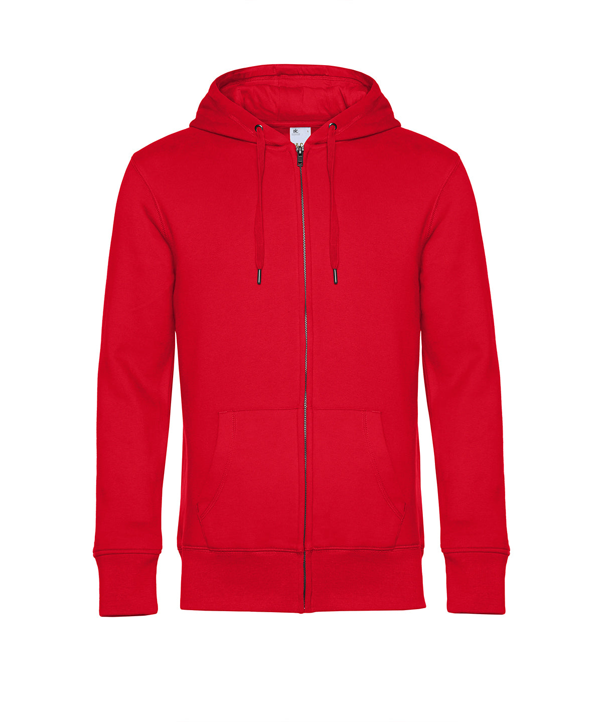 BC KING Zip-Up Hoodie | Rot