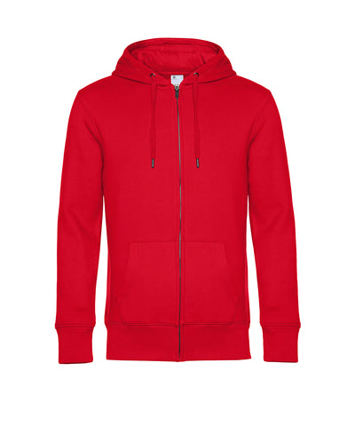 BC KING Zip-Up Hoodie | Rot