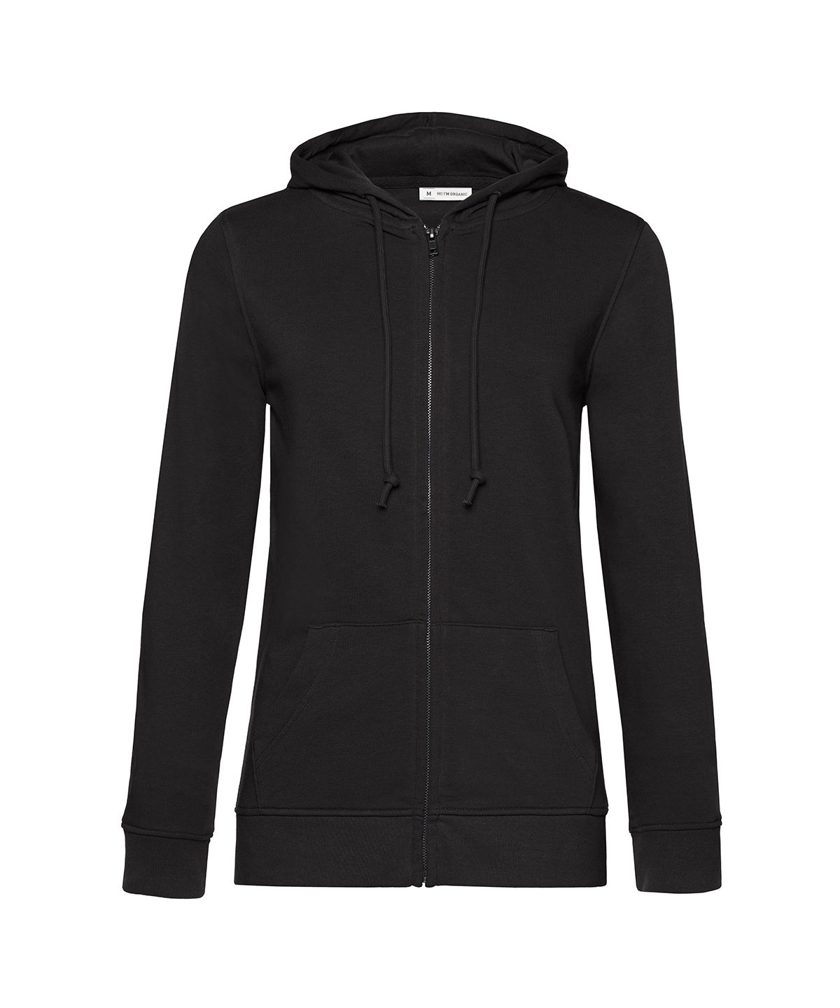 Sudadera con capucha con cremallera BC Inspire / mujer | Negro Puro