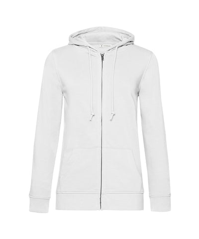 Sudadera con capucha con cremallera BC Inspire / mujer | Blanco - Marfil