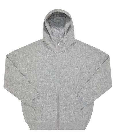 Sudadera con capucha BC Influence con cremallera | Gris Deportivo