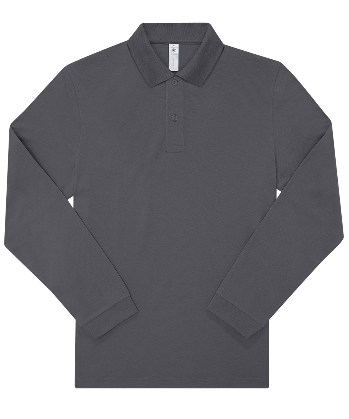 BC Mi Polo 180 LSL | Gris Carbn